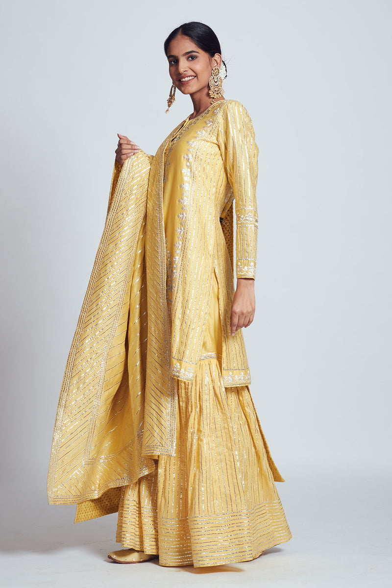 Sehar- Short kurta with garara and dupatta