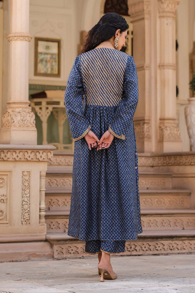 Riwayat Printed Frockstyle Kurta Set