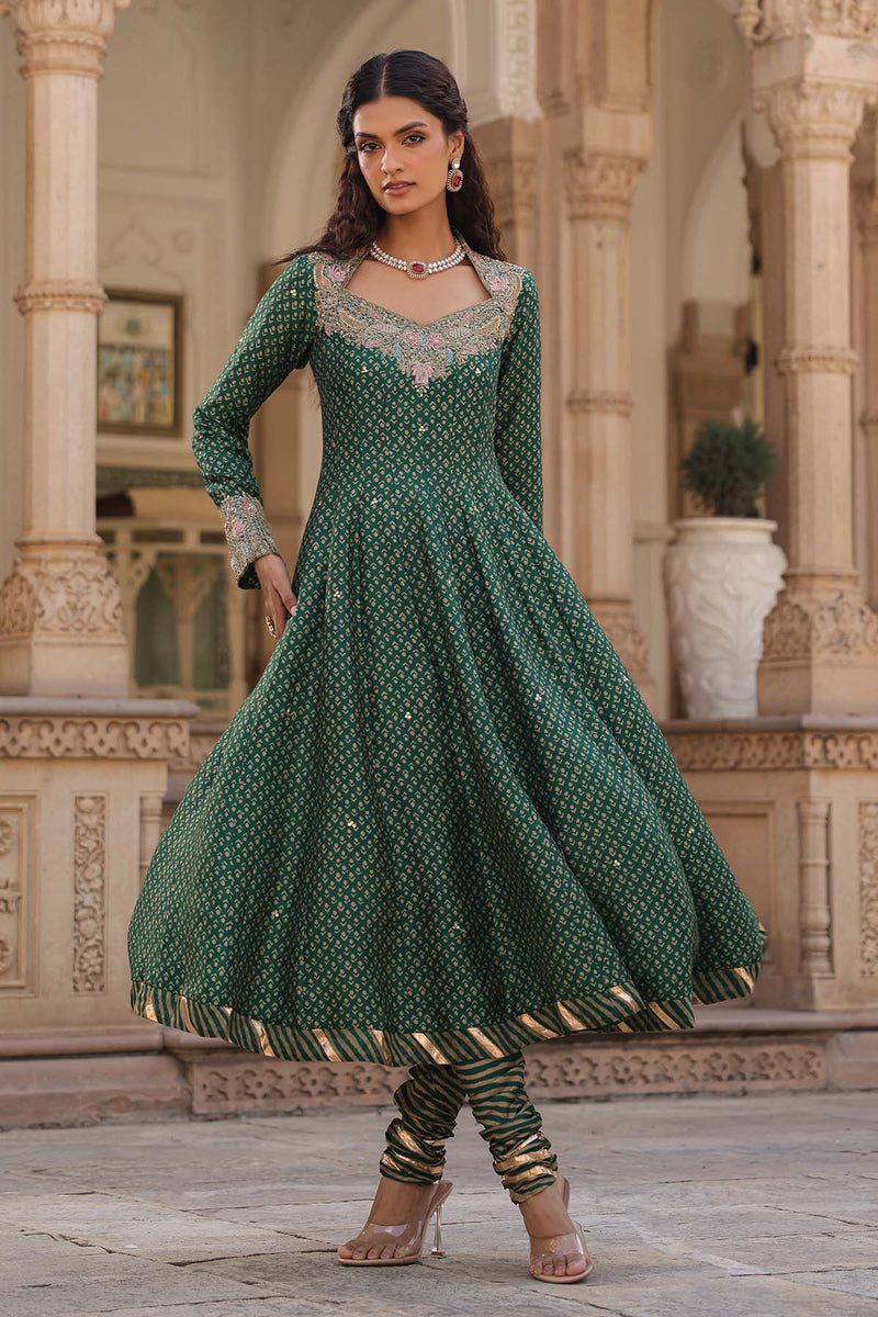 Riwayat Printed kalidar set