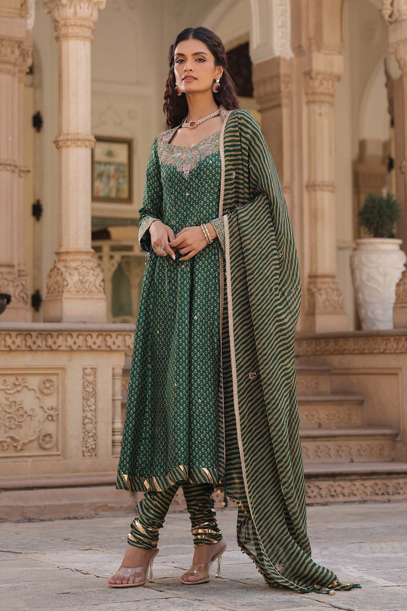 Riwayat Printed kalidar set