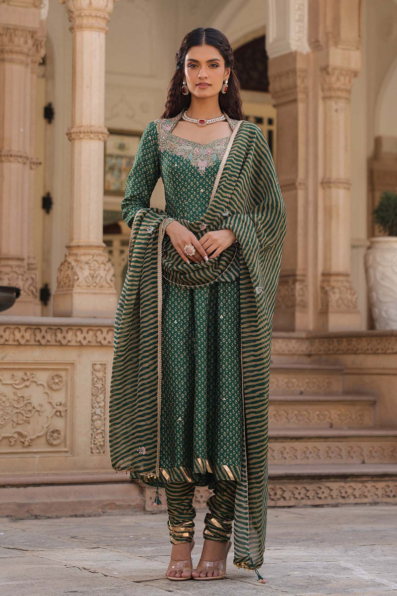 Riwayat Printed kalidar set