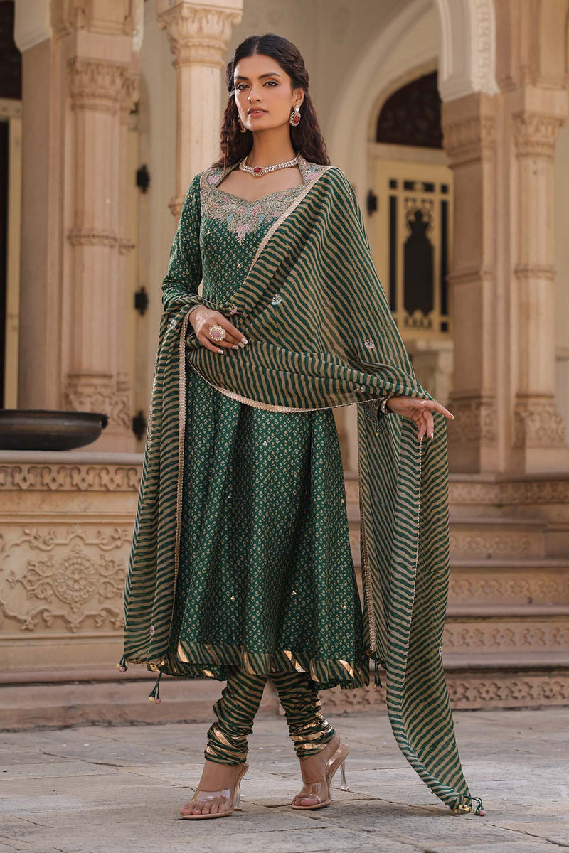 Riwayat Printed kalidar set
