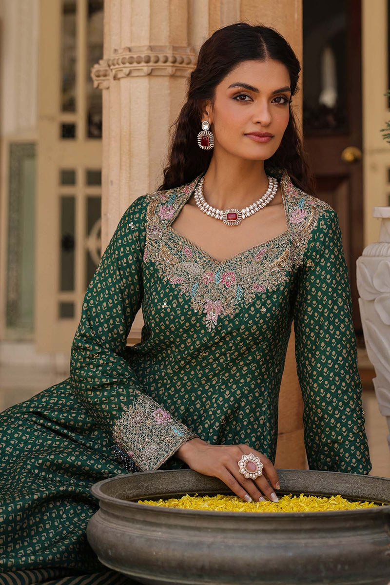Riwayat Printed kalidar set
