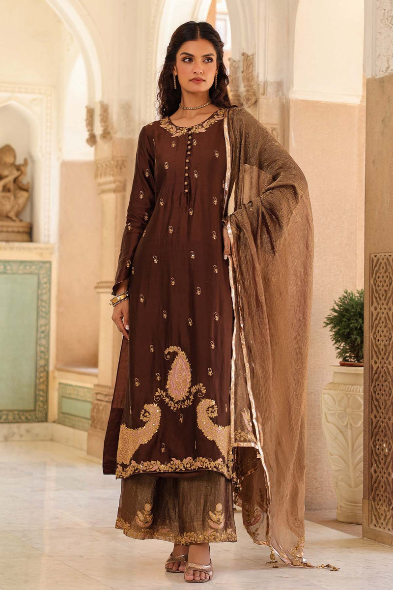Riwayat Applique Long Kurta Set