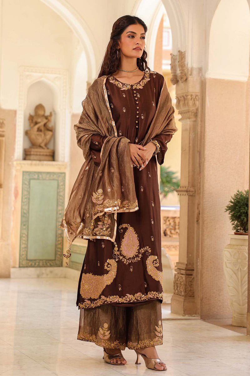 Riwayat Applique Long Kurta Set