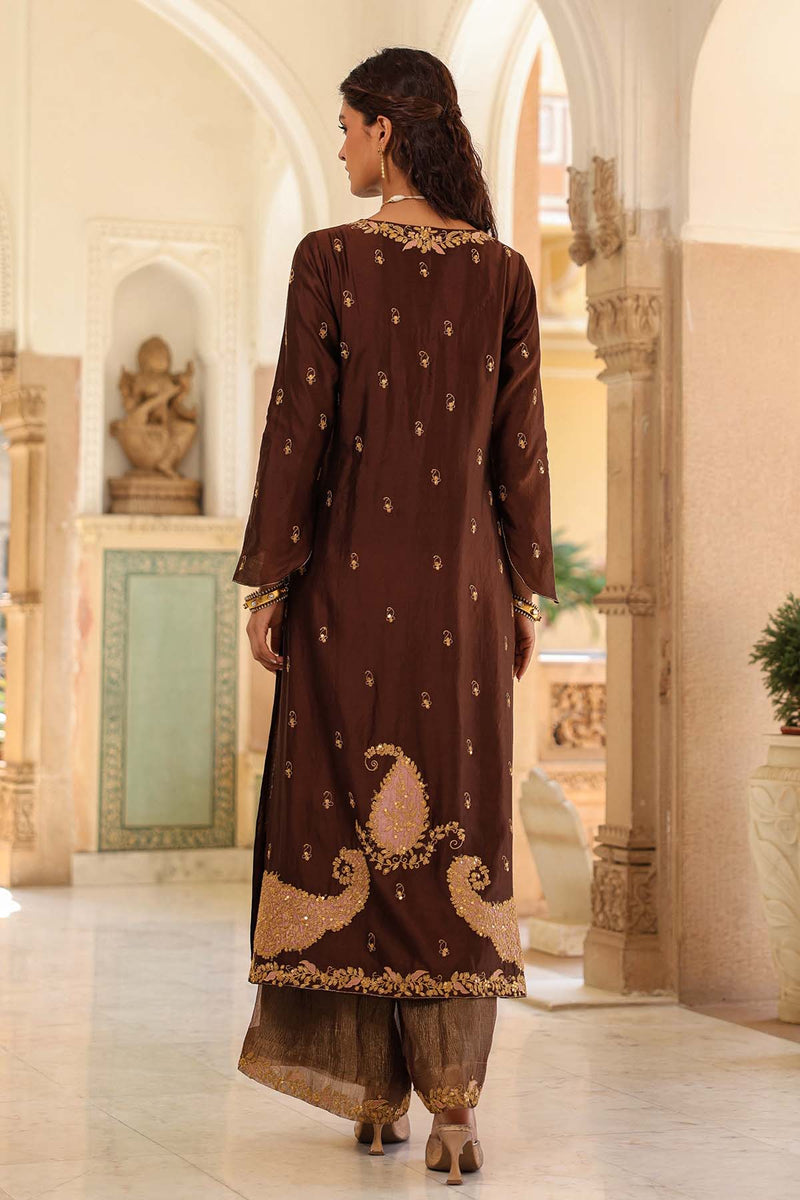 Riwayat Applique Long Kurta Set