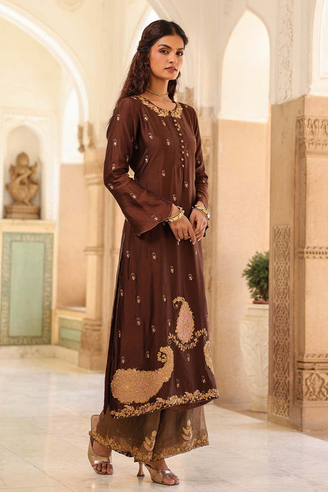 Riwayat Applique Long Kurta Set