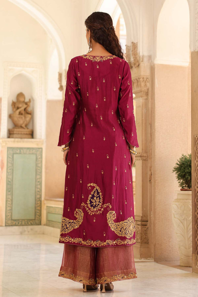 Riwayat Applique Long Kurta Set