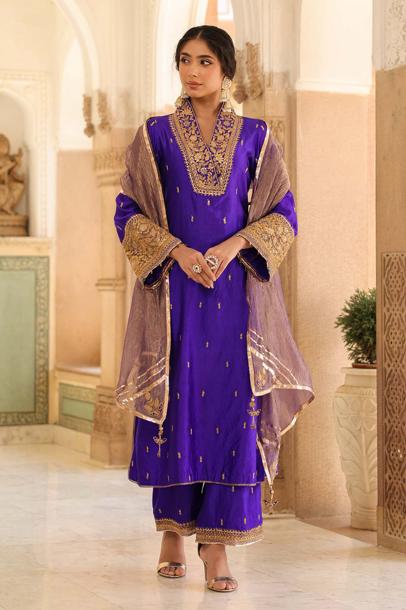 Riwayat Stand Collar Kurta Set