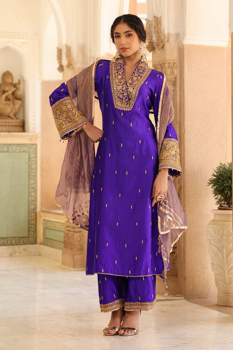 Riwayat Stand Collar Kurta Set