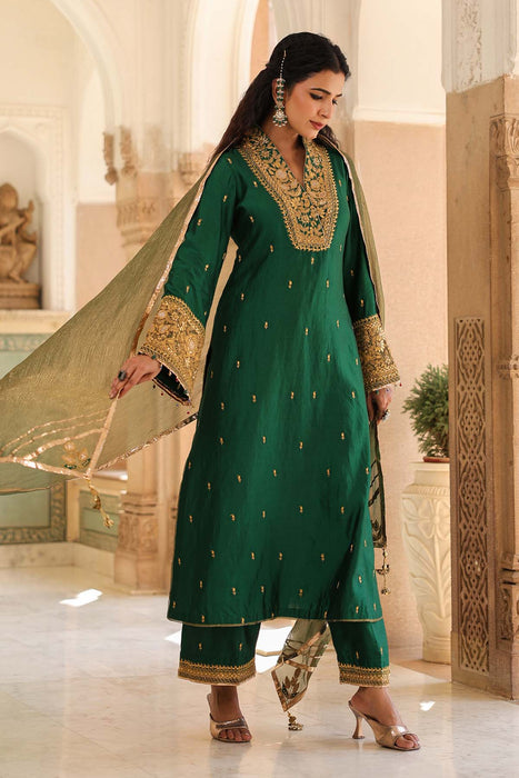 Riwayat Stand Collar Kurta Set