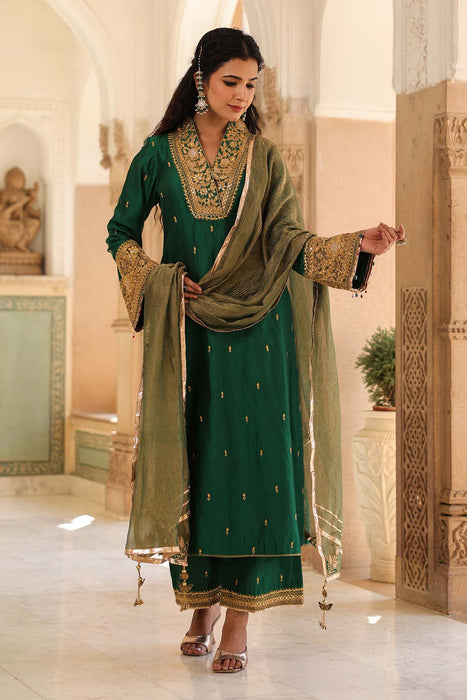 Riwayat Stand Collar Kurta Set