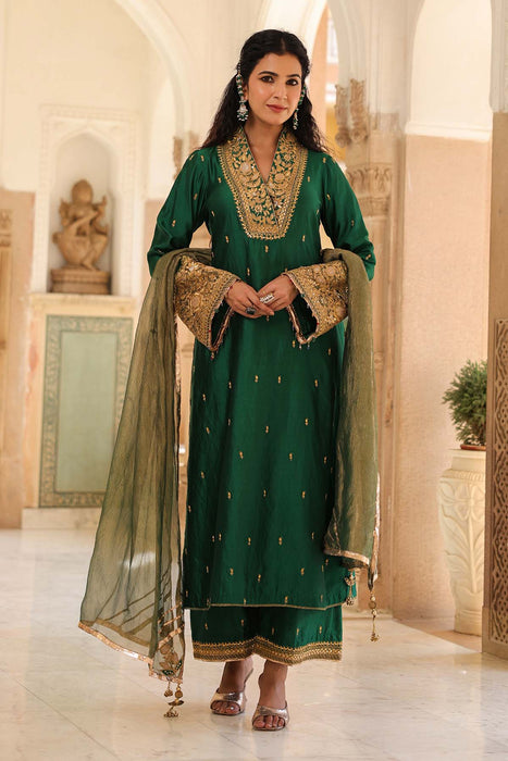 Riwayat Stand Collar Kurta Set