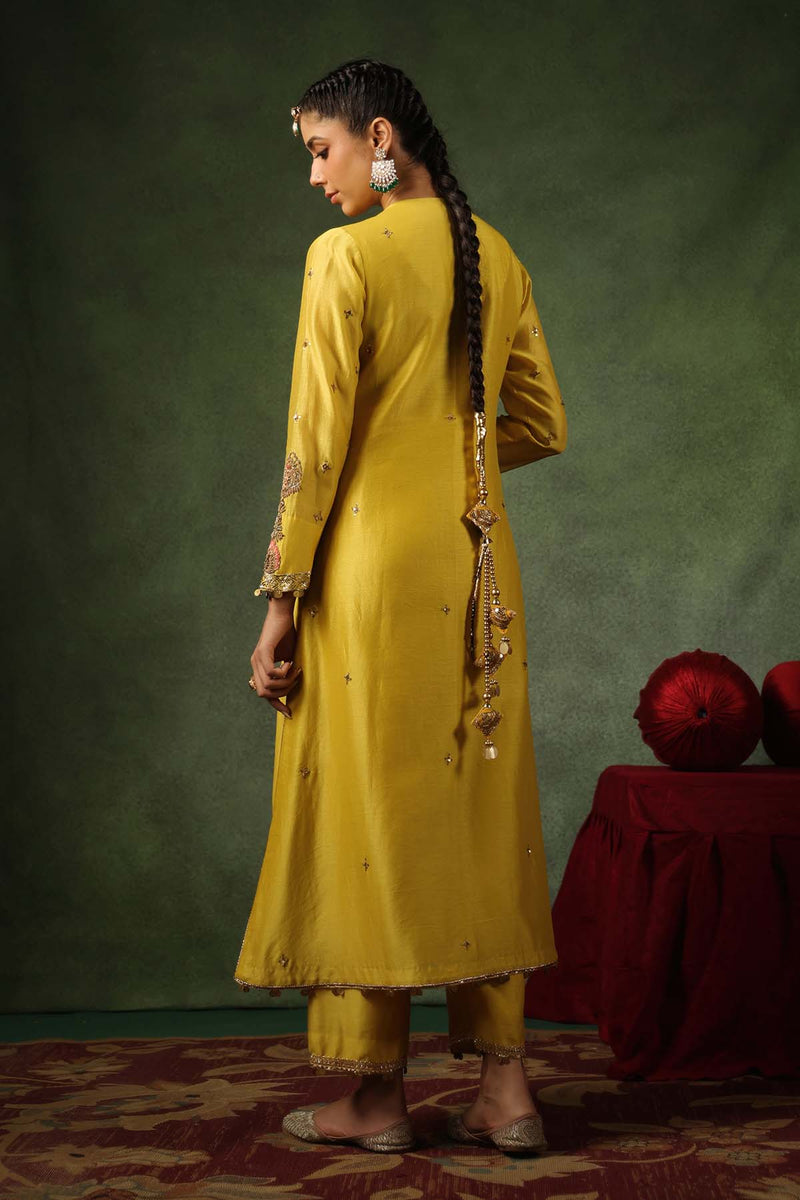 PAKEEZAH ZARDOSI PATTI BUTA JODA SUNEHRA