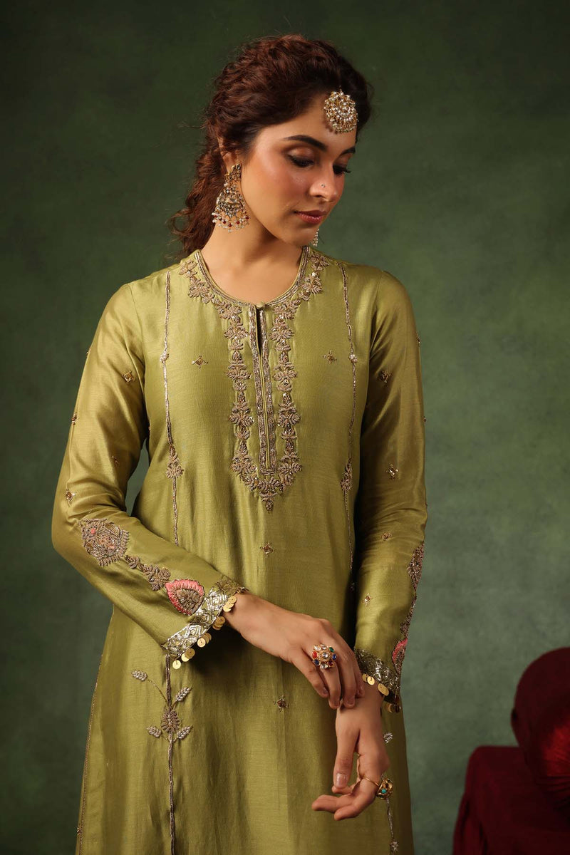 PAKEEZAH ZARDOSI PATTI BUTA JODA HARA