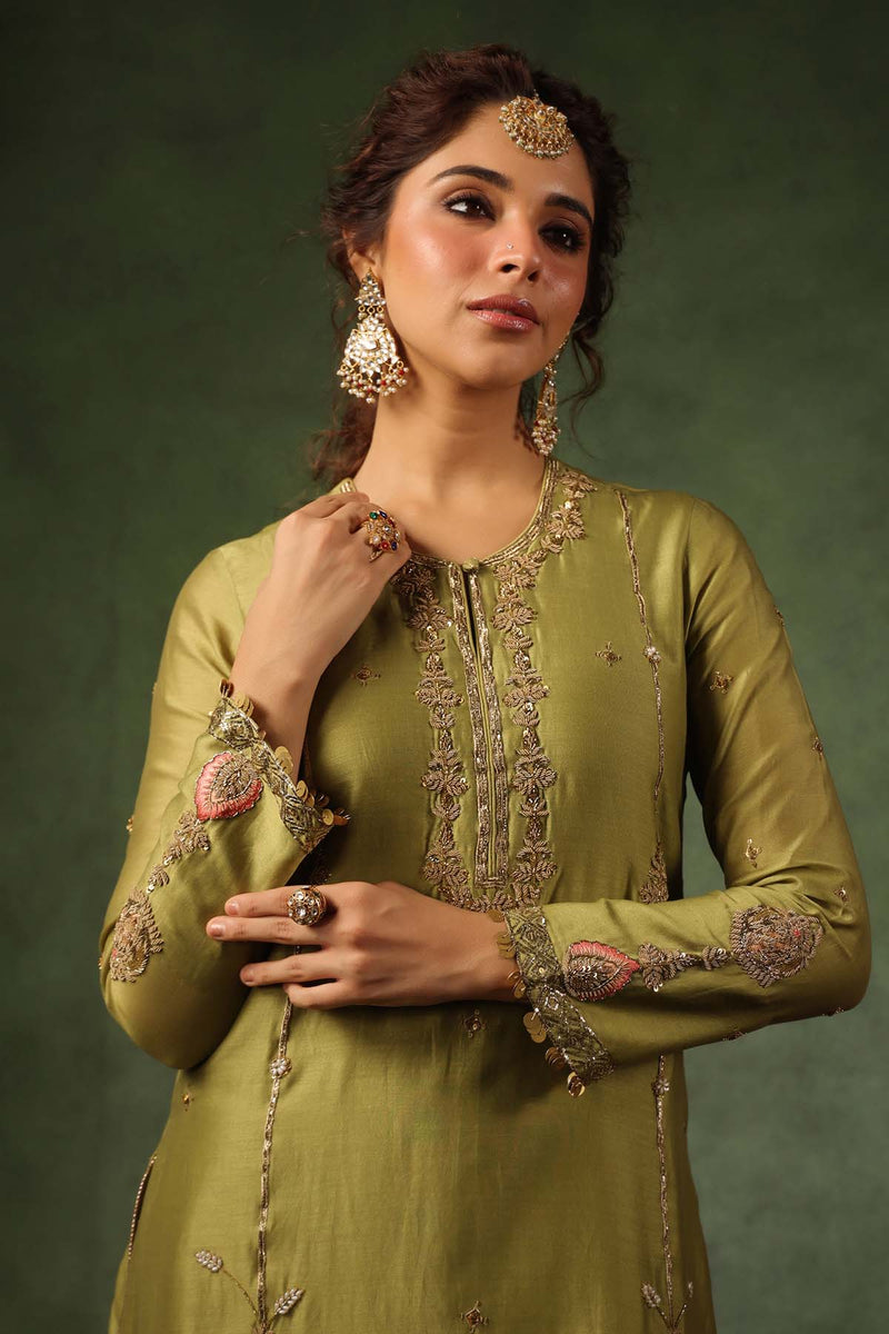 PAKEEZAH ZARDOSI PATTI BUTA JODA HARA