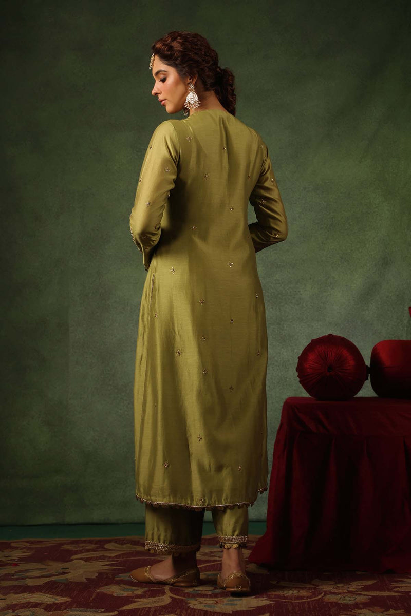 PAKEEZAH ZARDOSI PATTI BUTA JODA HARA