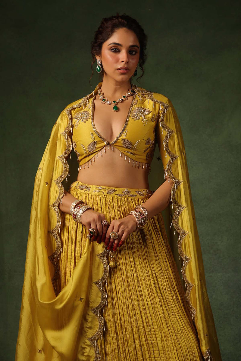 PAKEEZAH ZARDOSI BUTA LEHENGA SUNEHRA