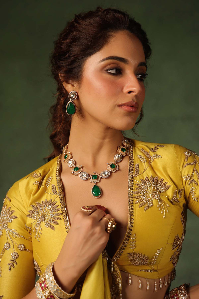 PAKEEZAH ZARDOSI BUTA LEHENGA SUNEHRA