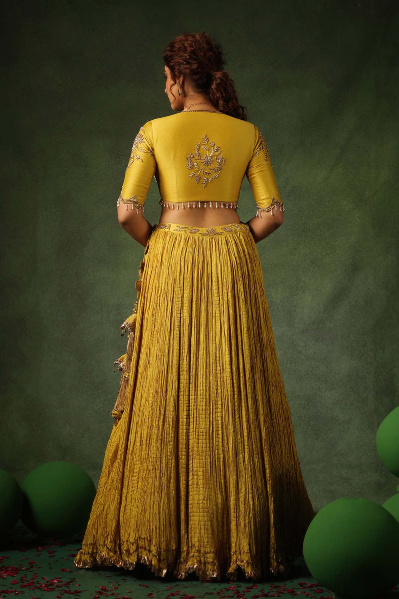 PAKEEZAH ZARDOSI BUTA LEHENGA SUNEHRA