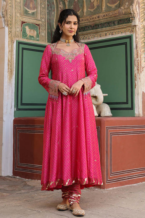 Riwayat Printed kalidar set