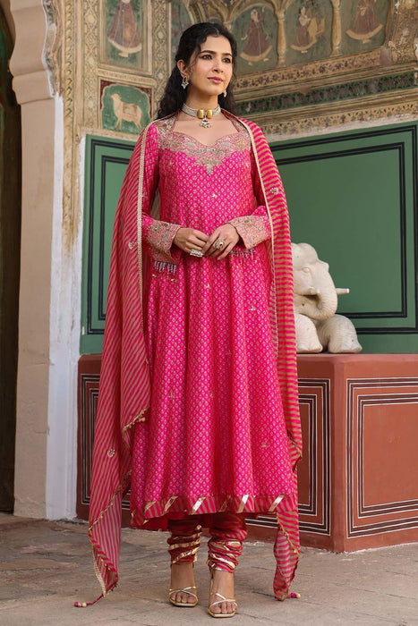 Riwayat Printed kalidar set