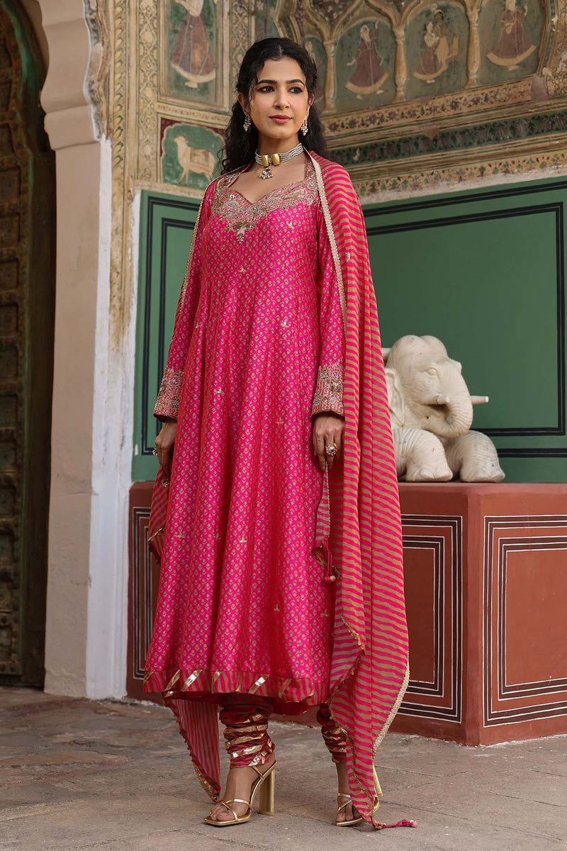 Riwayat Printed kalidar set