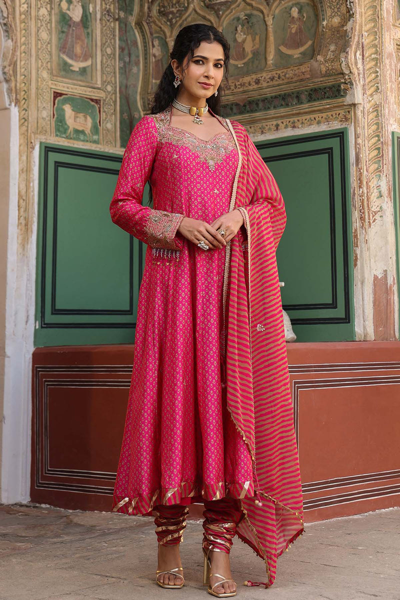 Riwayat Printed kalidar set