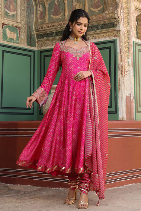 Riwayat Printed kalidar set