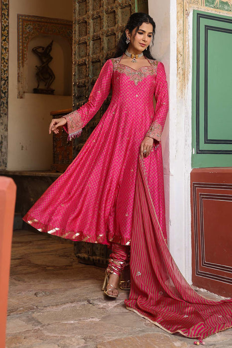 Riwayat Printed kalidar set