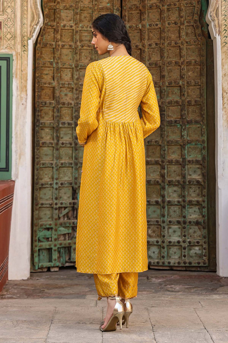 Riwayat Printed Frockstyle Kurta Set