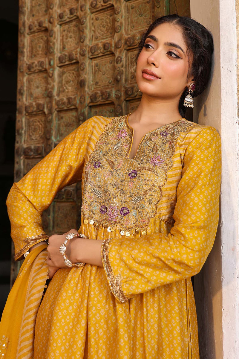 Riwayat Printed Frockstyle Kurta Set