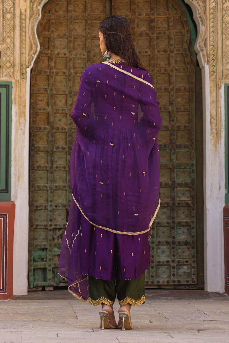 Riwayat Overlap Frockstyle Kurta Set