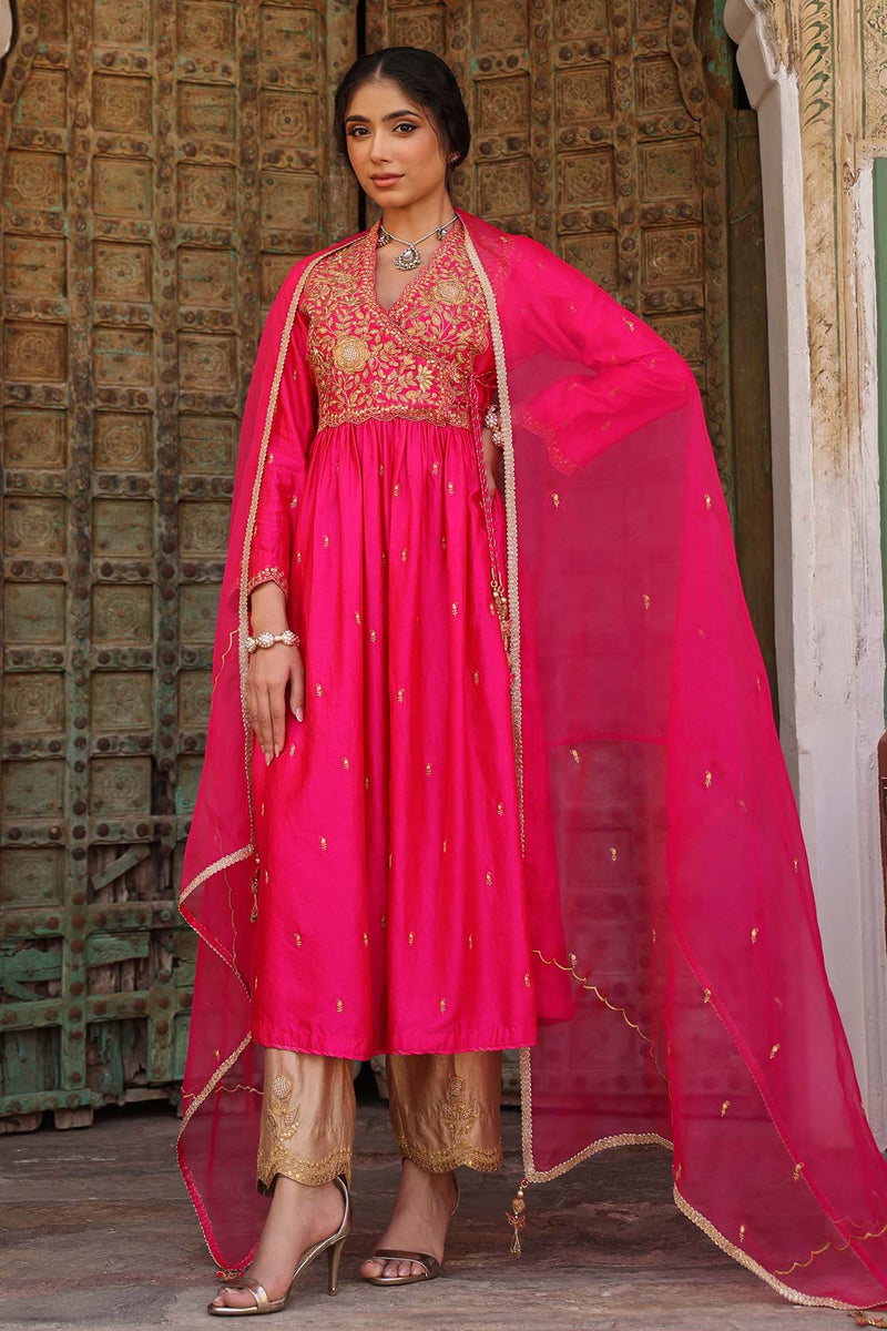 Riwayat Overlap Frockstyle Kurta Set