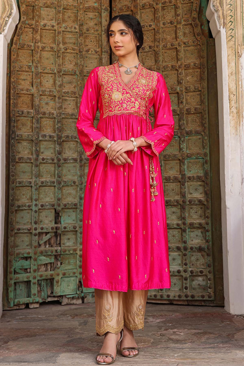 Riwayat Overlap Frockstyle Kurta Set