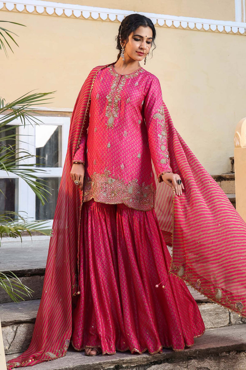 Riwayat Printed Sharara set