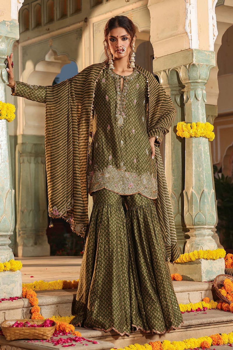 Riwayat Printed Sharara set