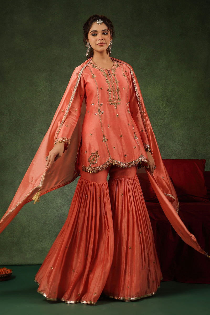 PAKEEZAH SHARARA JODA NARANGI