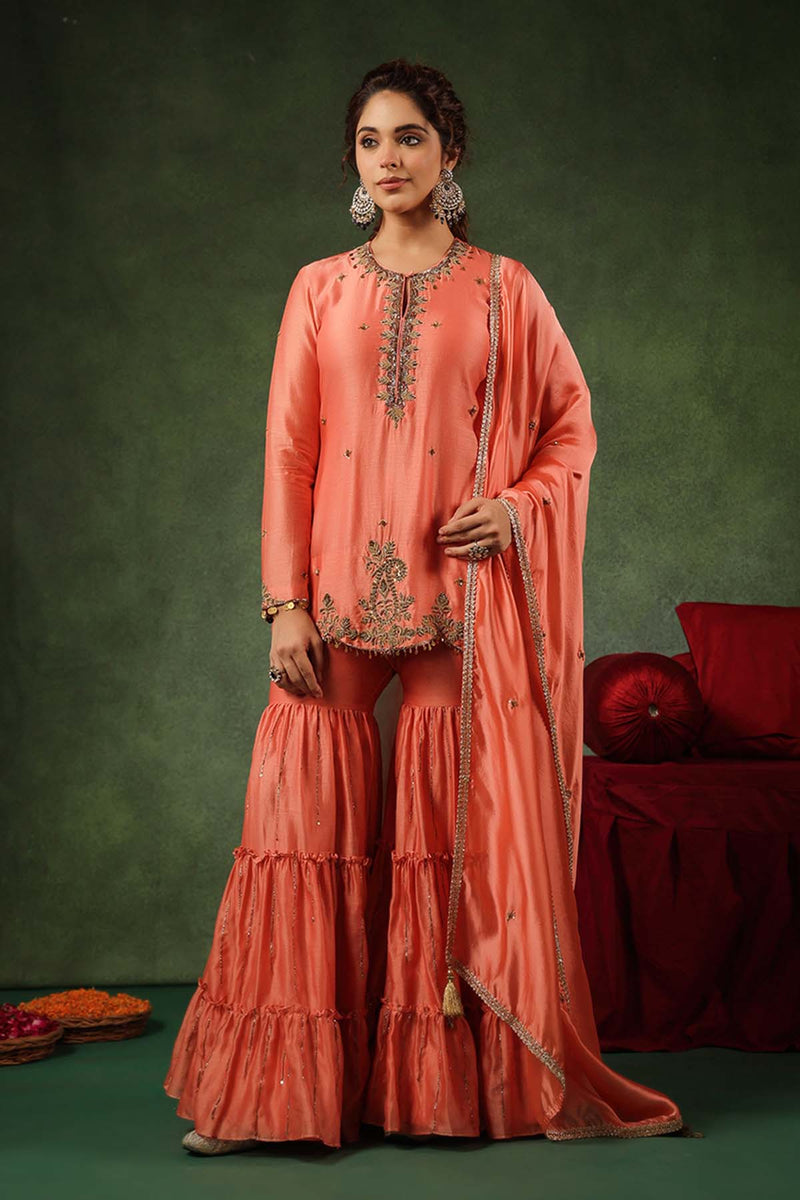 PAKEEZAH GHARARA JODA NARANGI