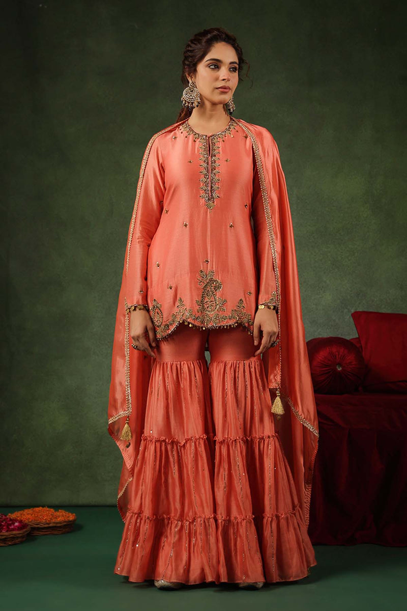 PAKEEZAH GHARARA JODA NARANGI