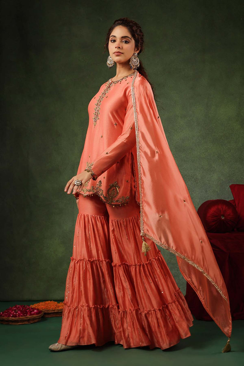 PAKEEZAH GHARARA JODA NARANGI