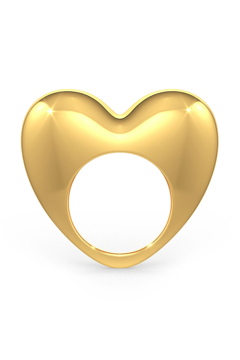 The love ring in gold