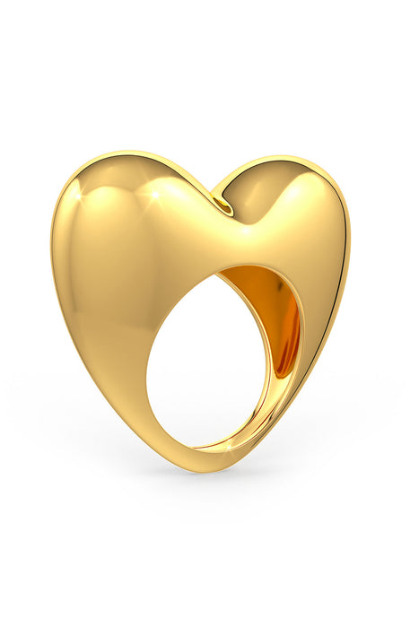 The love ring in gold