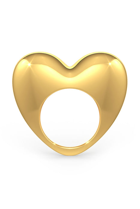 The love ring in gold