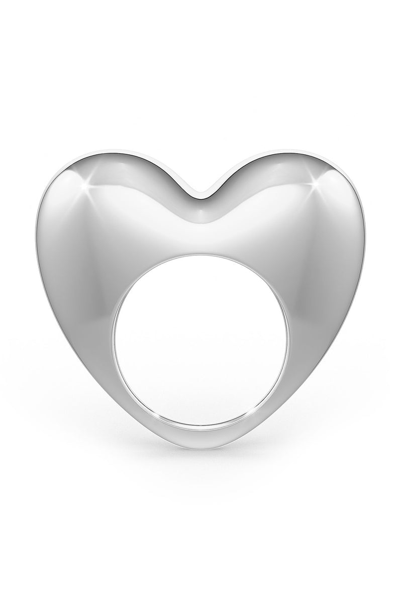 The love ring in silver