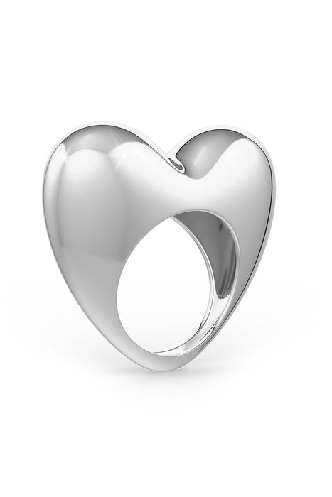 The love ring in silver