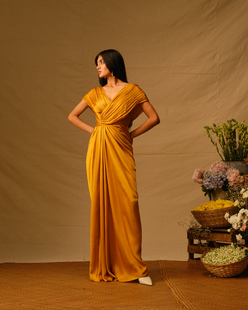 Golden Glow Dress