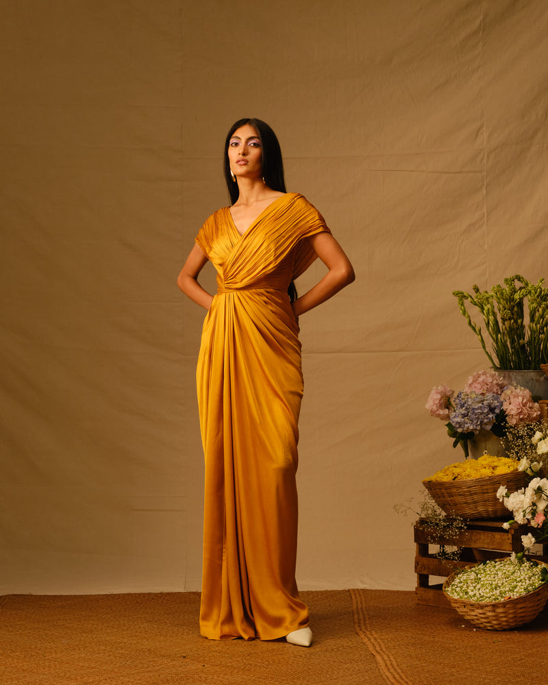 Golden Glow Dress