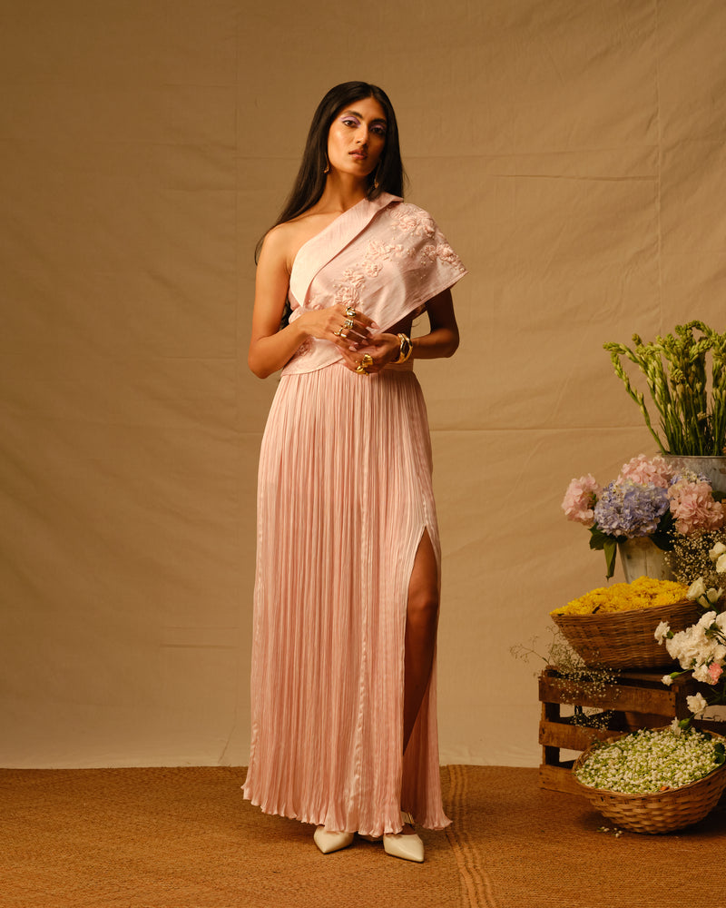 Peony Embroidered Top