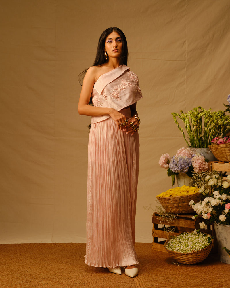 Peony Embroidered Top